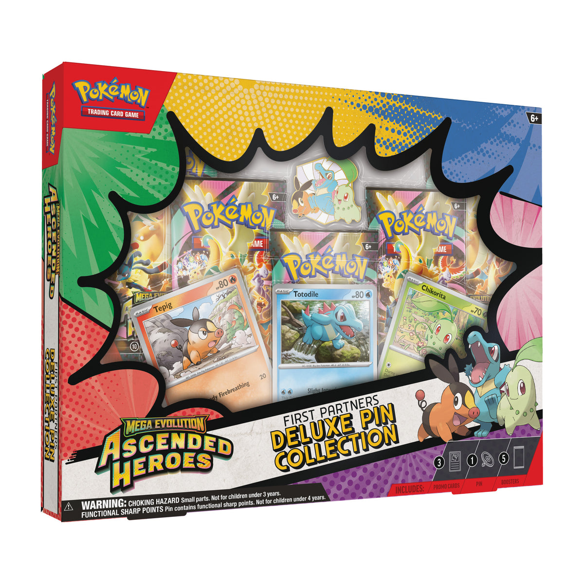 Pokémon - Ascended Heroes First Partners Deluxe Pin Collection