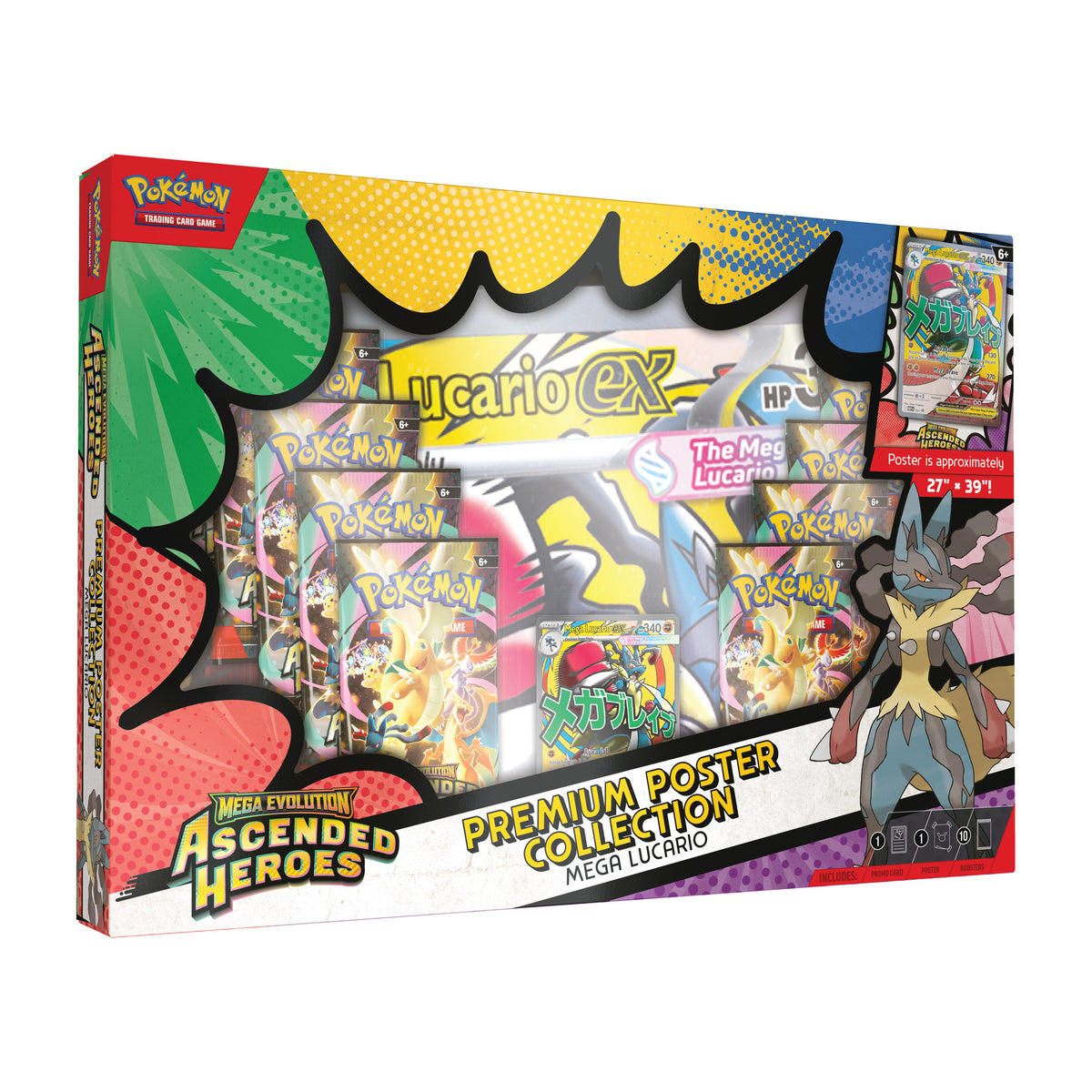 Pokémon - Ascended Heroes Premium Poster Collection Mega Lucario
