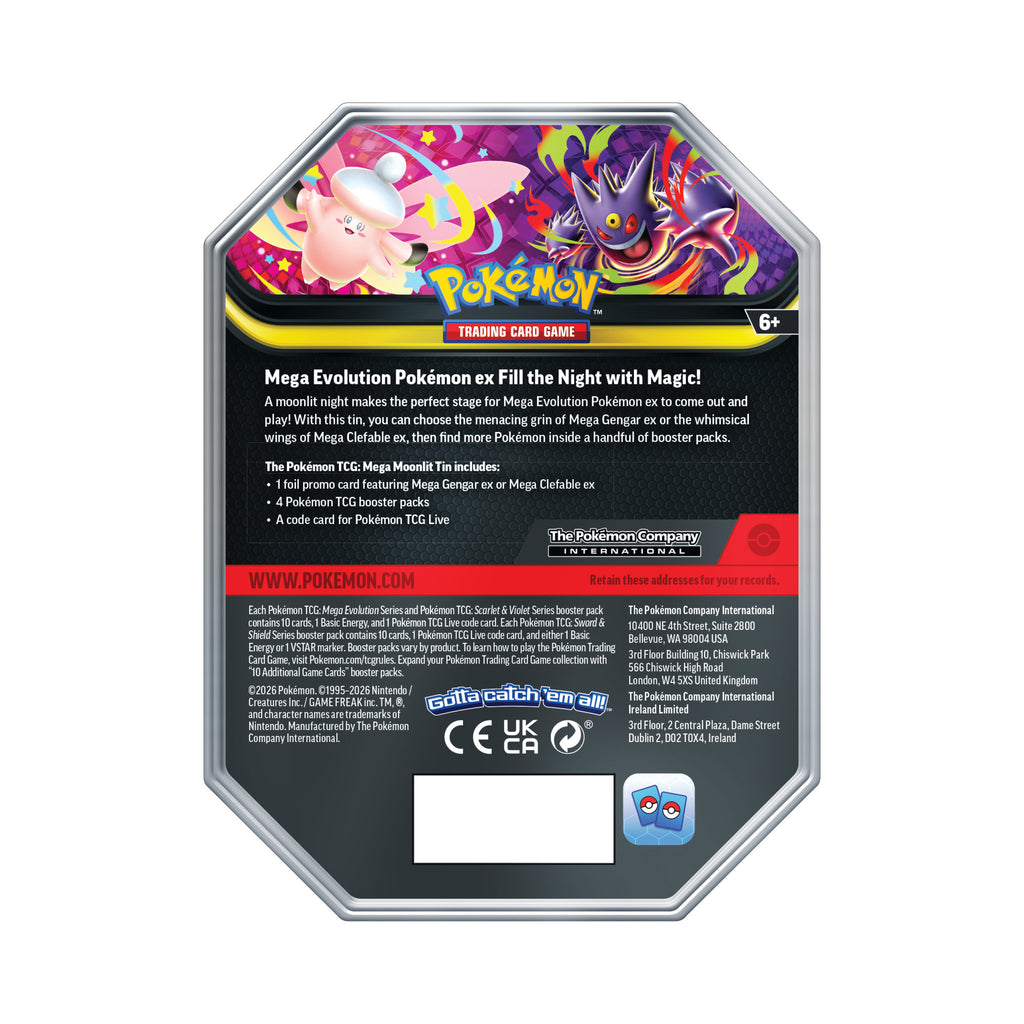 Pokémon - Mega Moonlit Tin Mega Clefable ex