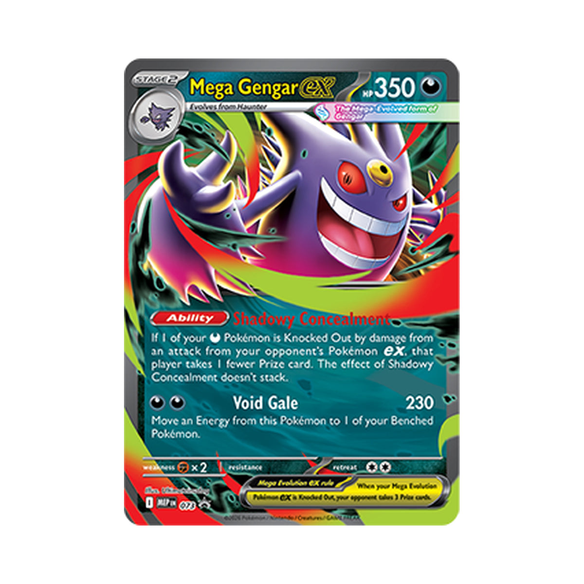 Pokémon - Mega Moonlit Tin Mega Gengar ex