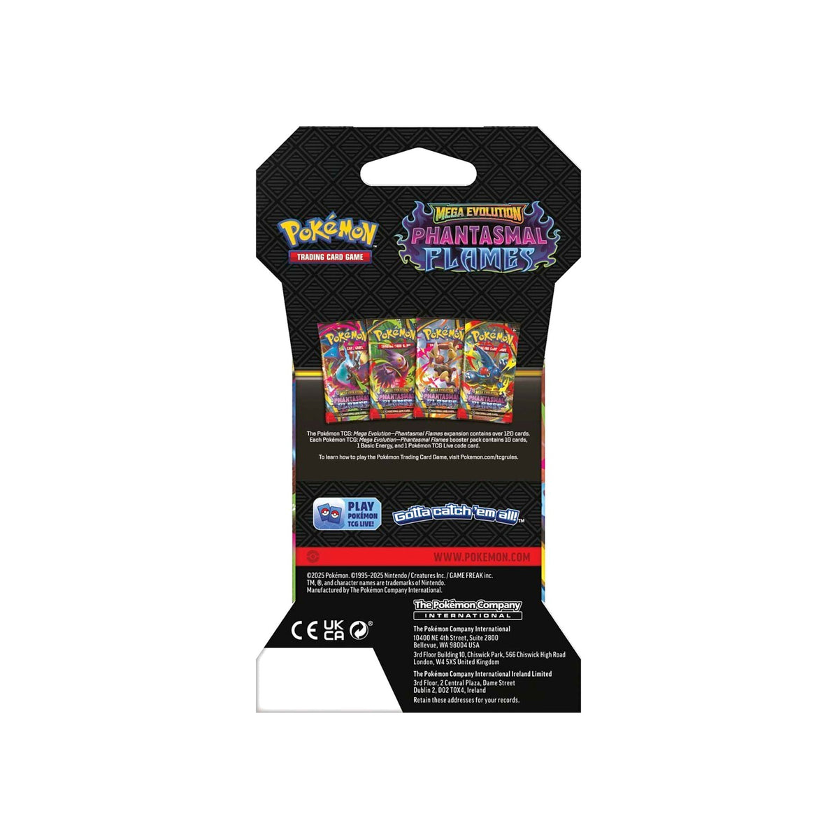 Pokémon - Phantasmal Flames Sleeved Booster