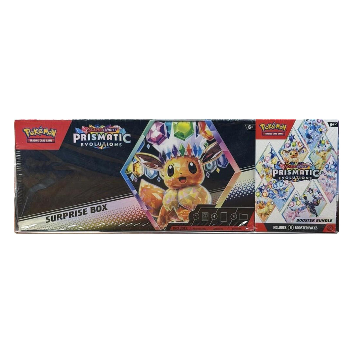 Pokémon - Prismatic Evolutions Booster Bundle + Surprise Box Bundle